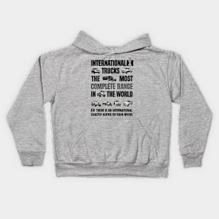 INTERNATIONAL TRUCKS - advert Kids Hoodie